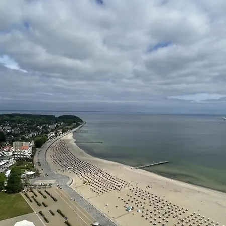 Beachside 2-zimmer-meerblick-appartement Apartament Lubeka